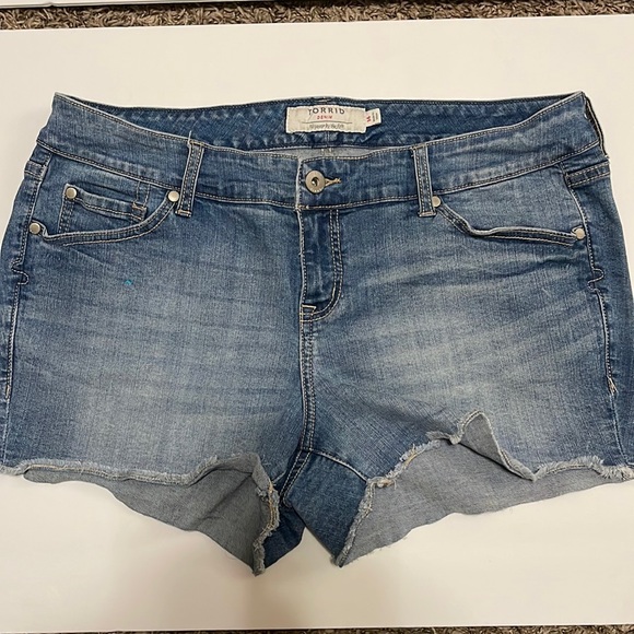 torrid Pants - Torrid denim shorts. Size 14. Never have been worn before. Perfect for summer.